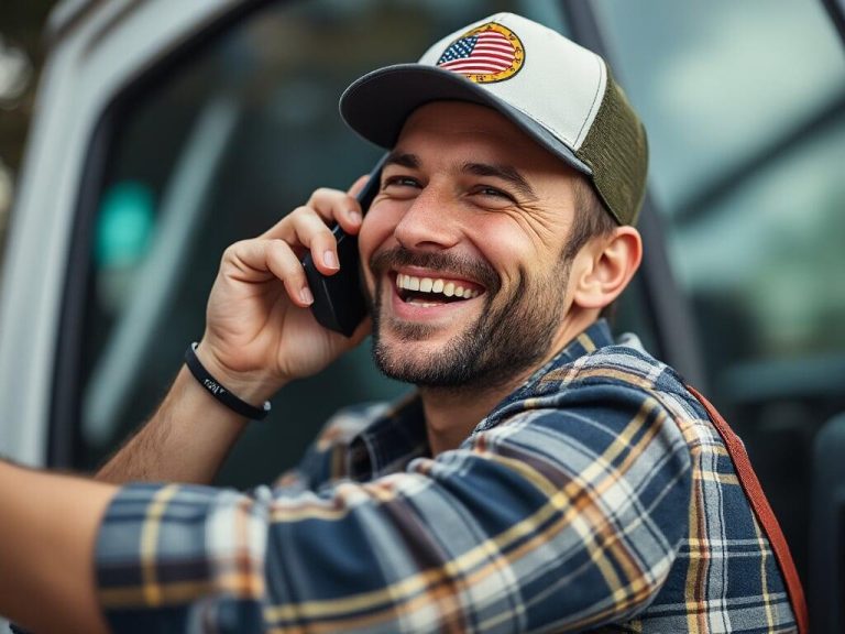 Trucker calling WP Truck Solutions for compliance support