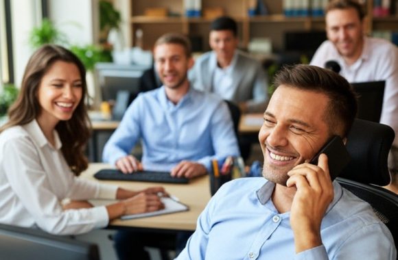 WP Truck Solutions team assisting a truck driver with FMCSA filings